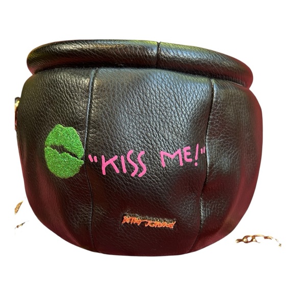 Betsey johnson RARE collectors Black Pot O' Gold Bag Get Lucky - Picture 8 of 12